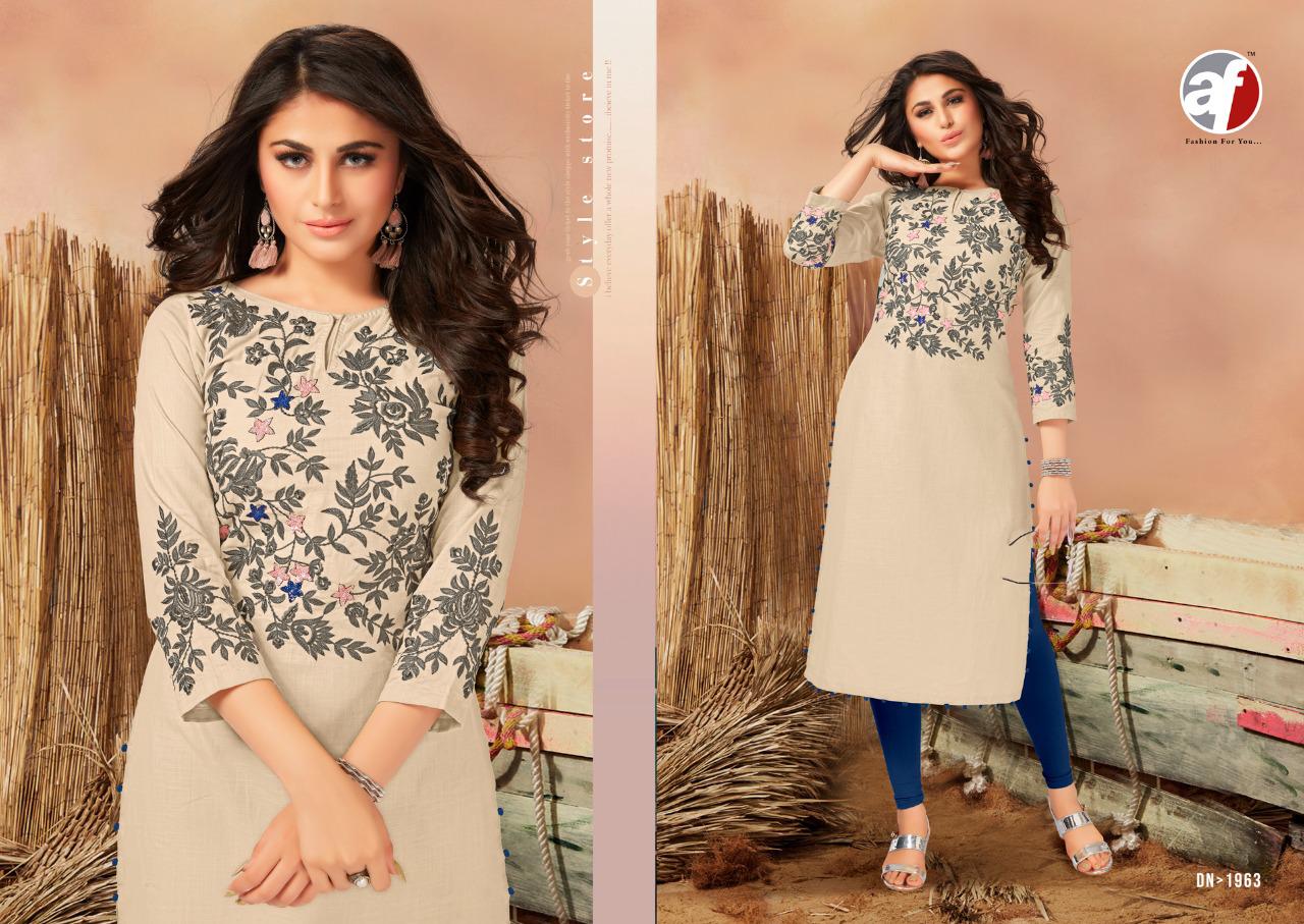 anju fabrics forever vol 2 cotton elegant kurti catalog