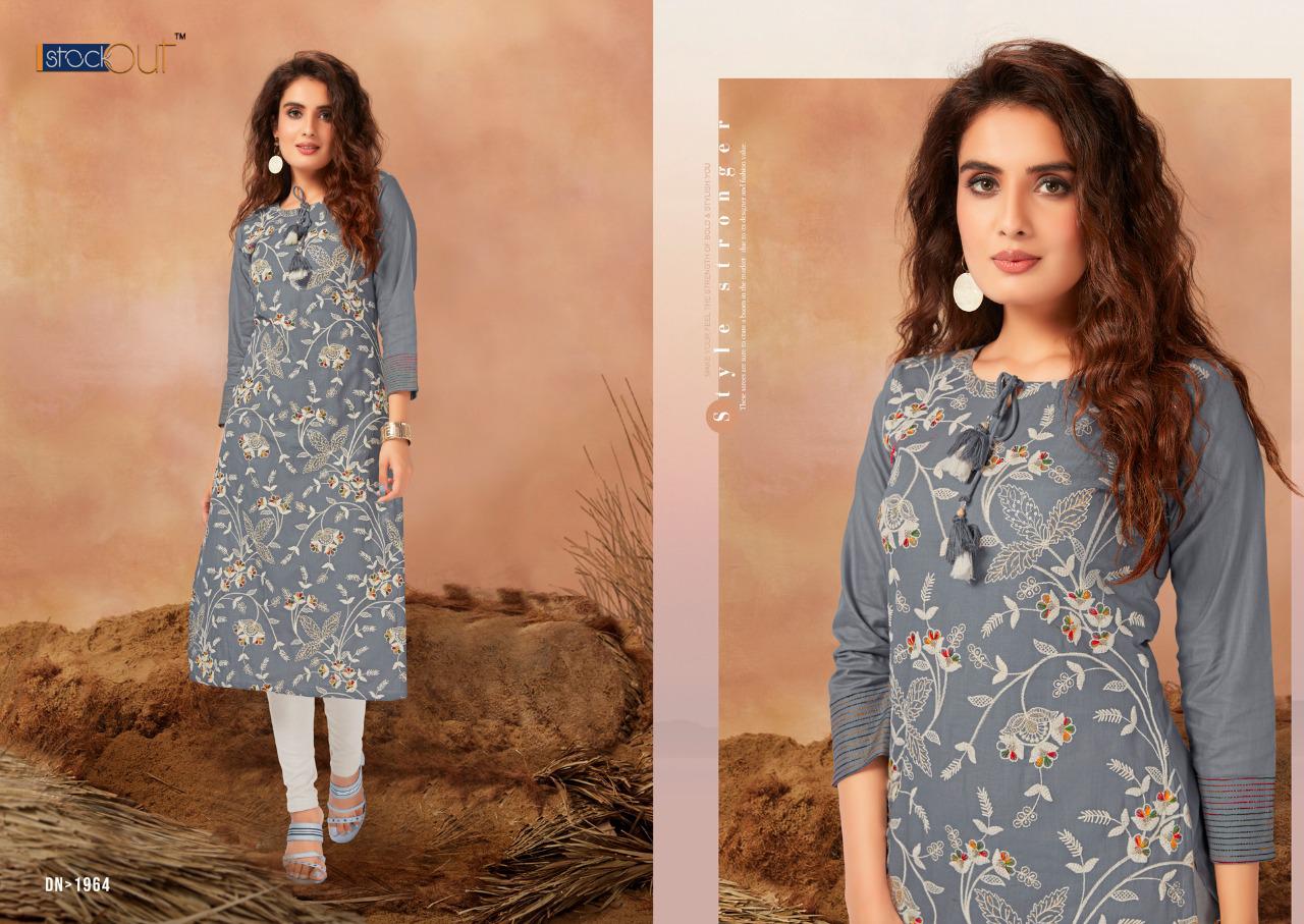 anju fabrics forever vol 2 cotton elegant kurti catalog