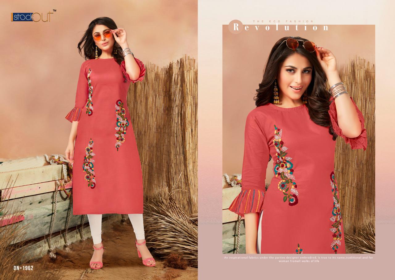 anju fabrics forever vol 2 cotton elegant kurti catalog