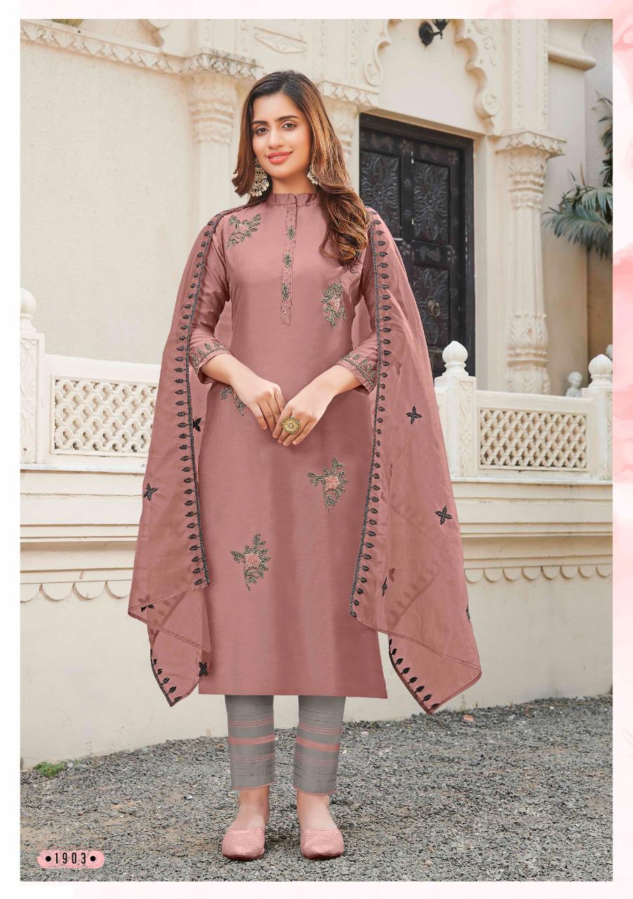 anju fabrics ghunghat vol 1 pure viscose regal look kurti bottom with dupatta catalog