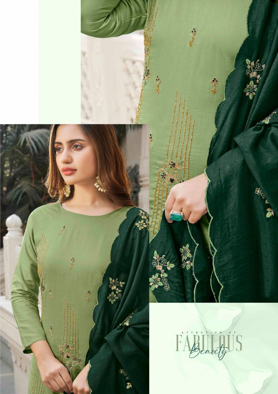 anju fabrics ghunghat vol 1 pure viscose regal look kurti bottom with dupatta catalog