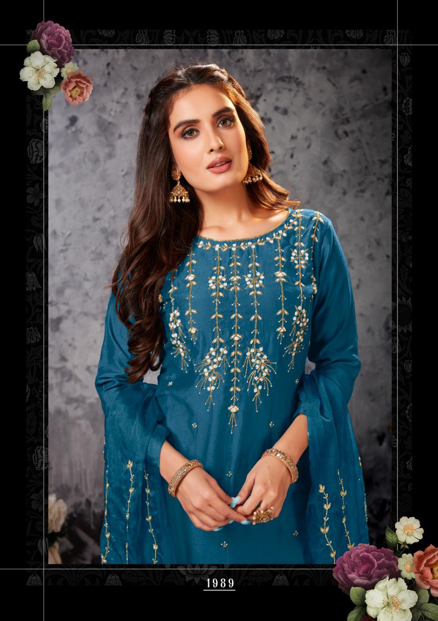 anju fabrics shehnai vol 1 viscose innovative style top bottom with dupatta catalog