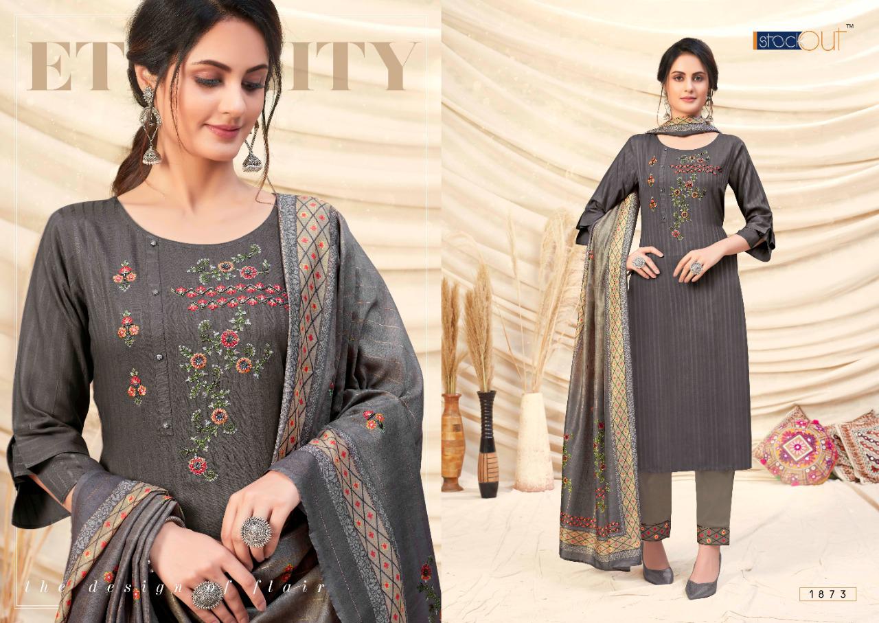 anju fabrics simran viscose astonishing top with bottom and dupatta catalog