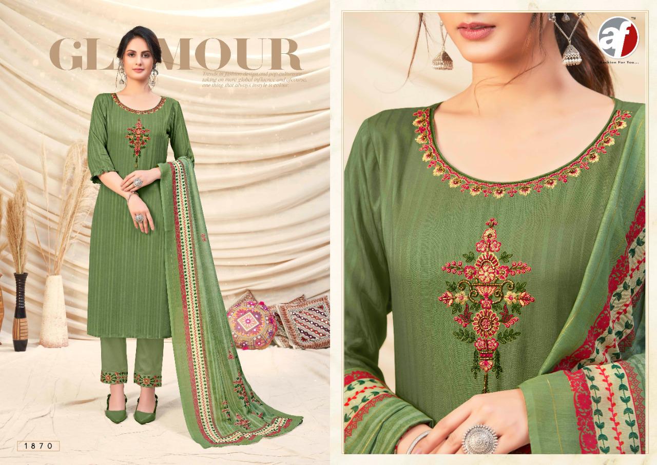 anju fabrics simran viscose astonishing top with bottom and dupatta catalog