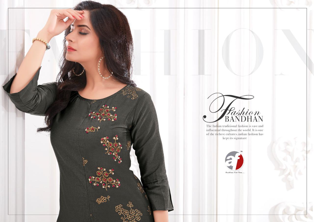 anju fabrics zoya vol 4 silk regal look kurti with plazo catalog