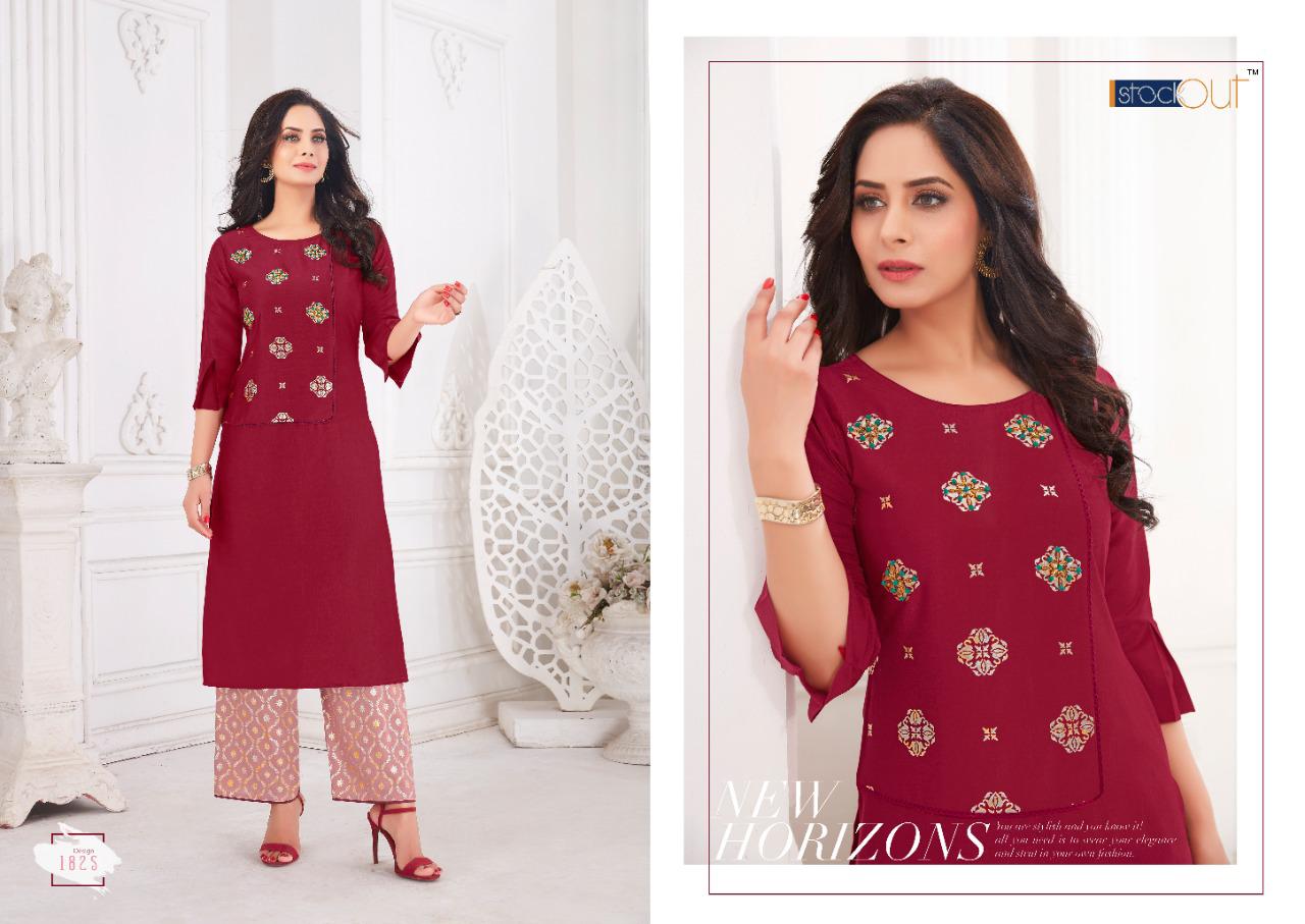 anju fabrics zoya vol 4 silk regal look kurti with plazo catalog