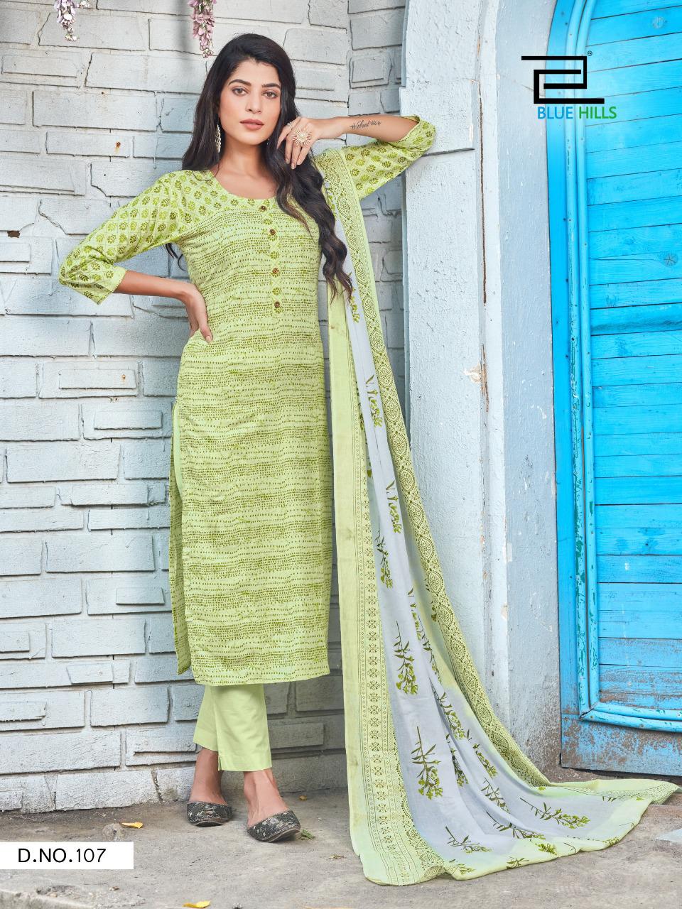 blue hills Cotton candy vol 1 gorgeous look kurti Bottom with dupatta catalog