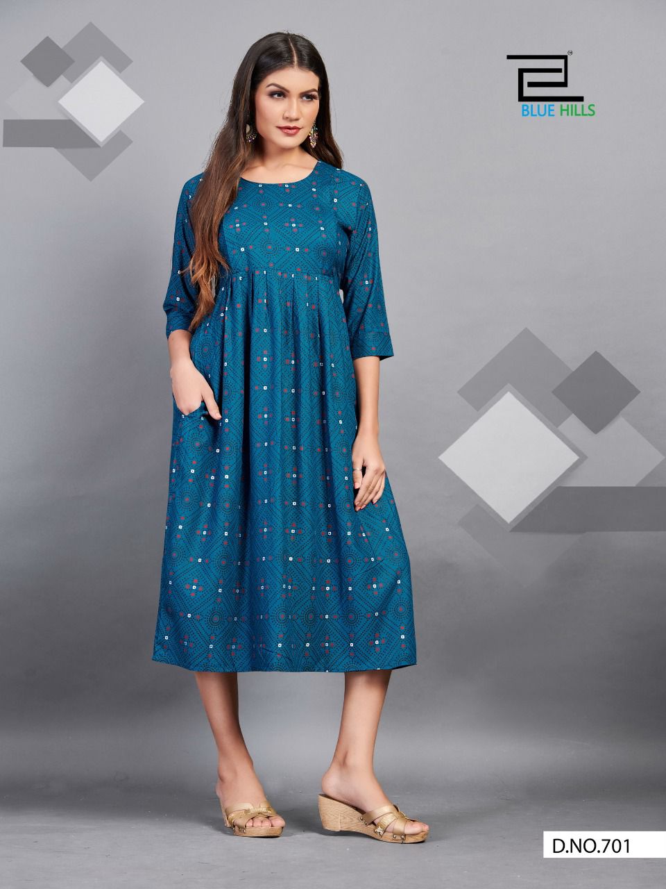 blue hills good news vol 8 rayon exclusive print kurti catalog