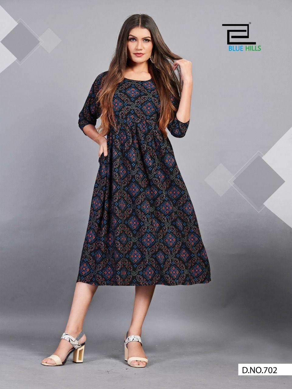 blue hills good news vol 8 rayon exclusive print kurti catalog