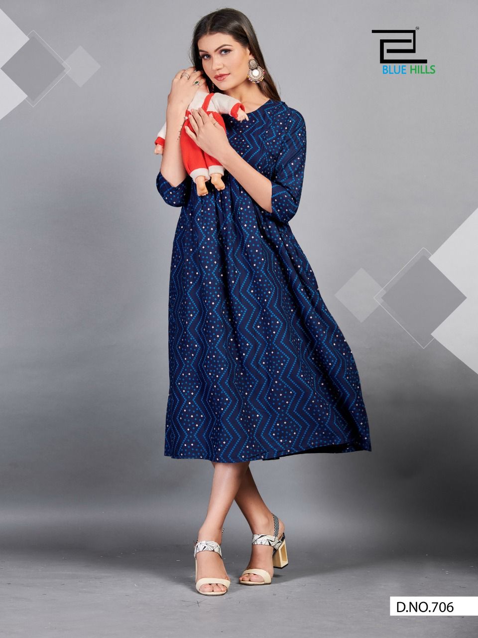 blue hills good news vol 8 rayon exclusive print kurti catalog