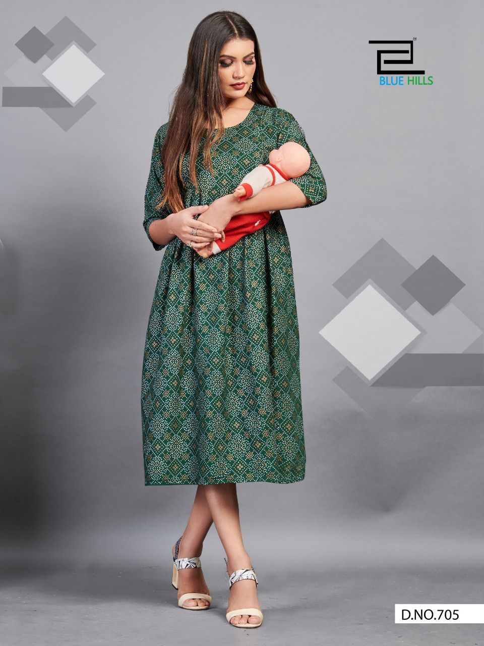 blue hills good news vol 8 rayon exclusive print kurti catalog