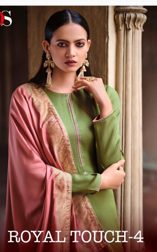 deepsy suit royal touch 4 silk decent embroidary look salwar suit catalog