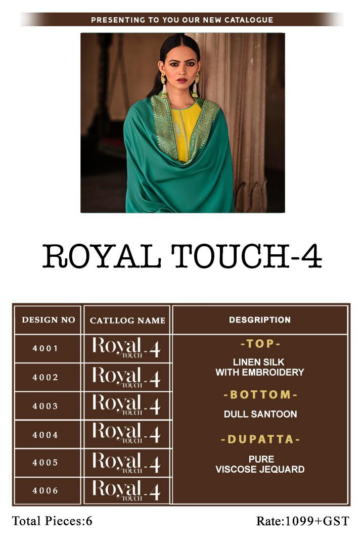 deepsy suit royal touch 4 silk decent embroidary look salwar suit catalog