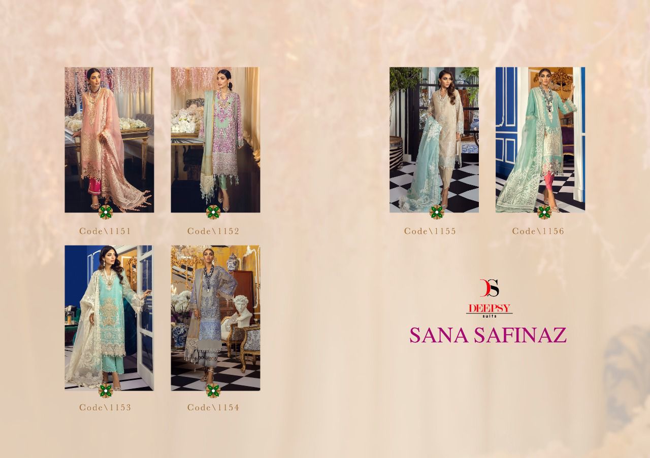 deepsy suit sana safinaz muzlin primum cotton authentic fabric salwar suit catalog