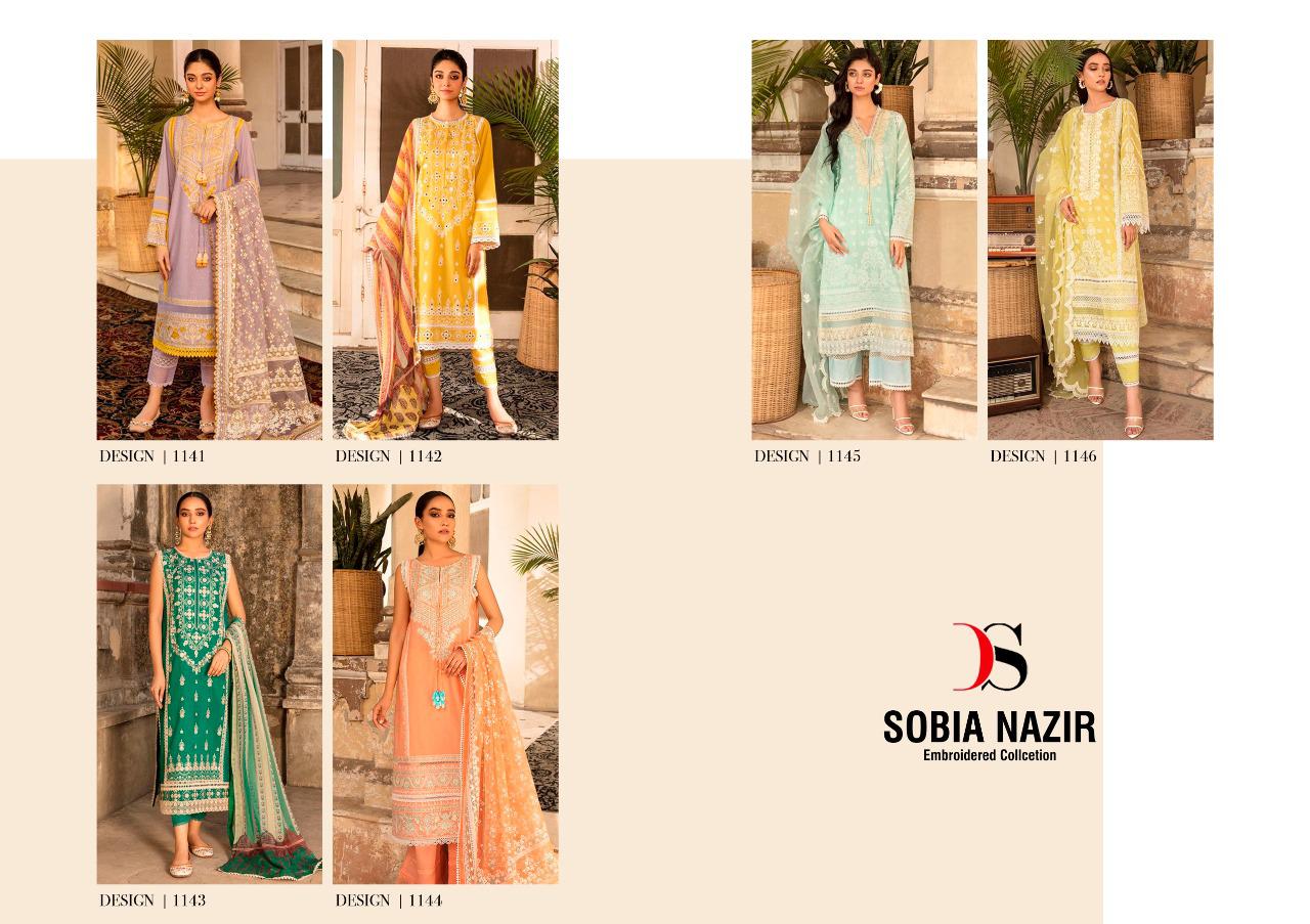 deepsy suit sobia nazir embroidered collcetion cotton authentic fabrick salwar suit catalog