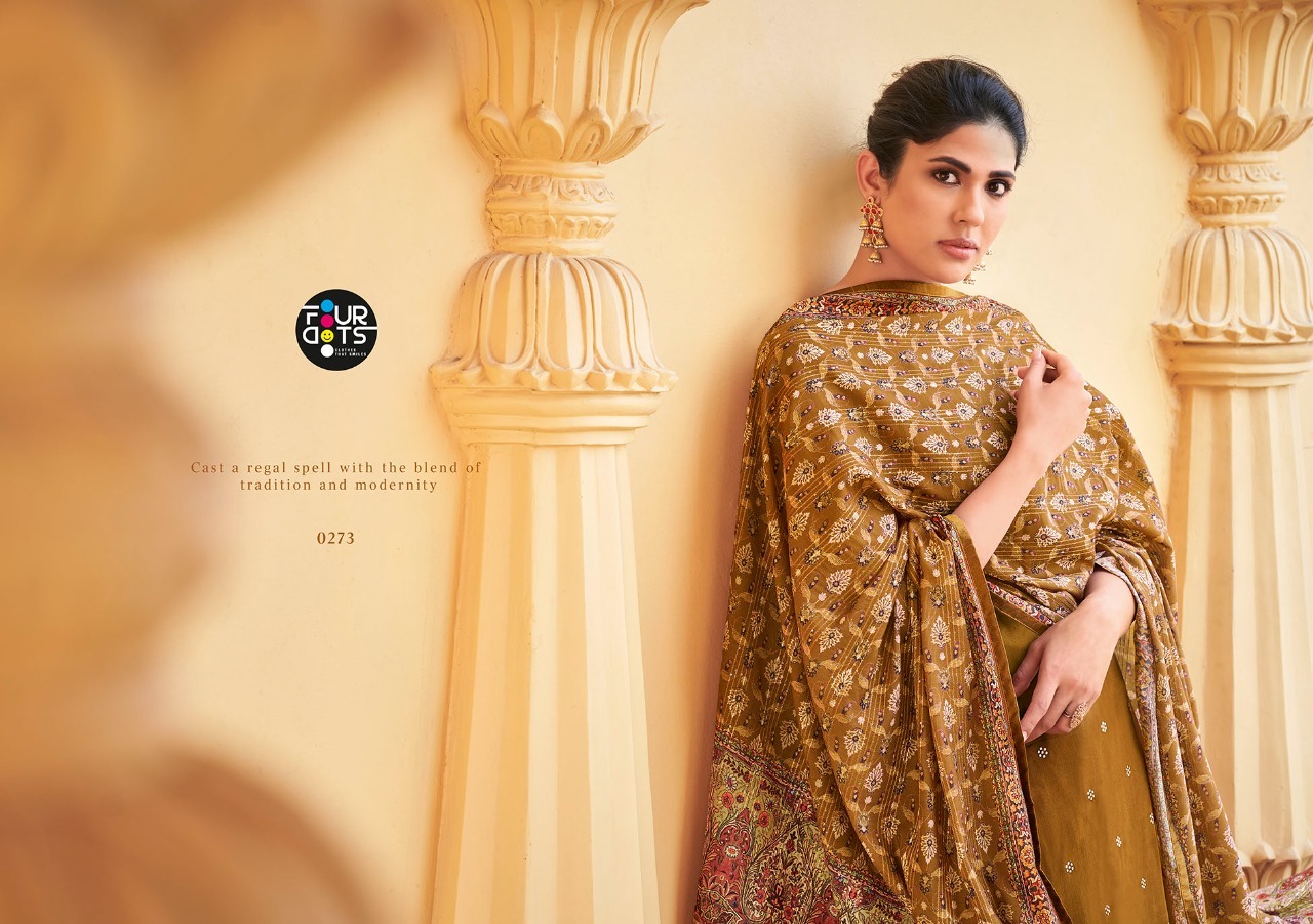 fourdots preyasi muslin innovative look salwar suit catalog