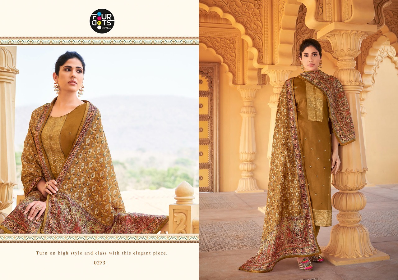 fourdots preyasi muslin innovative look salwar suit catalog