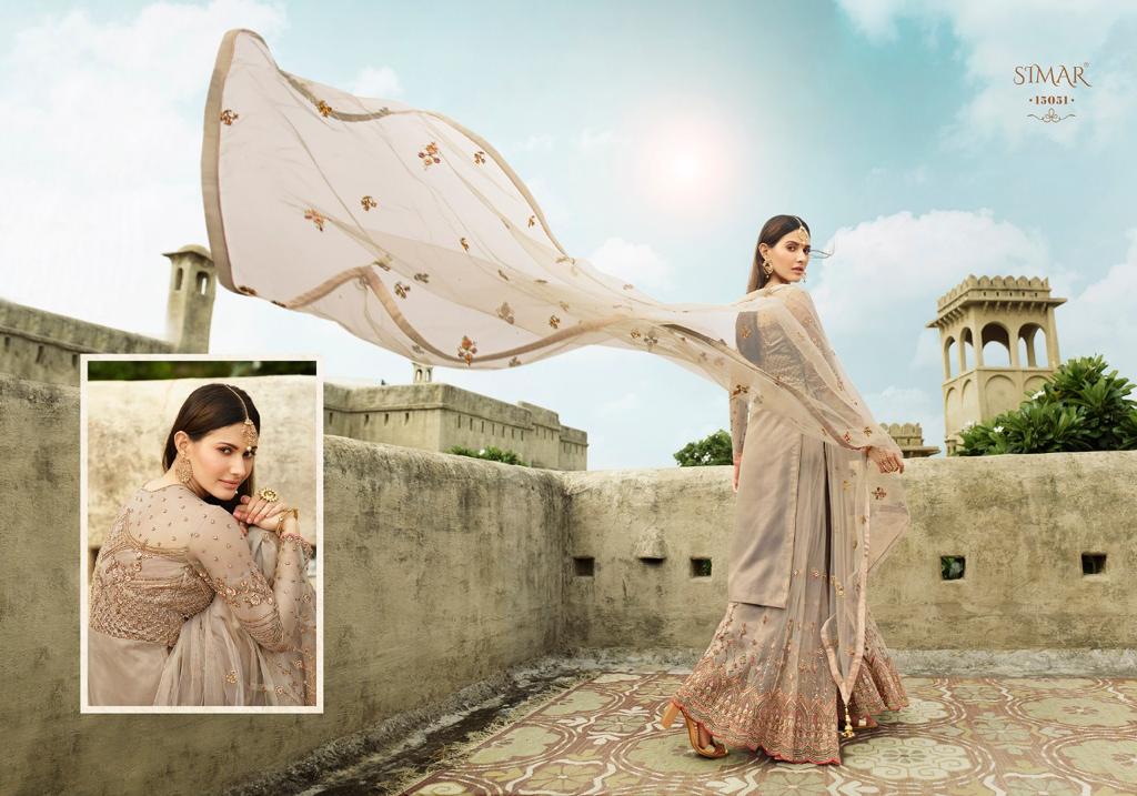 glossy Myro Amayra net gorgeous look lehngha catalog