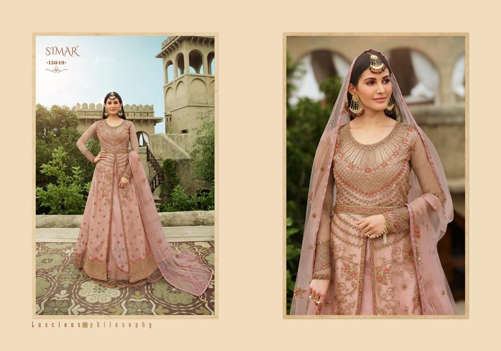 glossy Myro Amayra net gorgeous look lehngha catalog