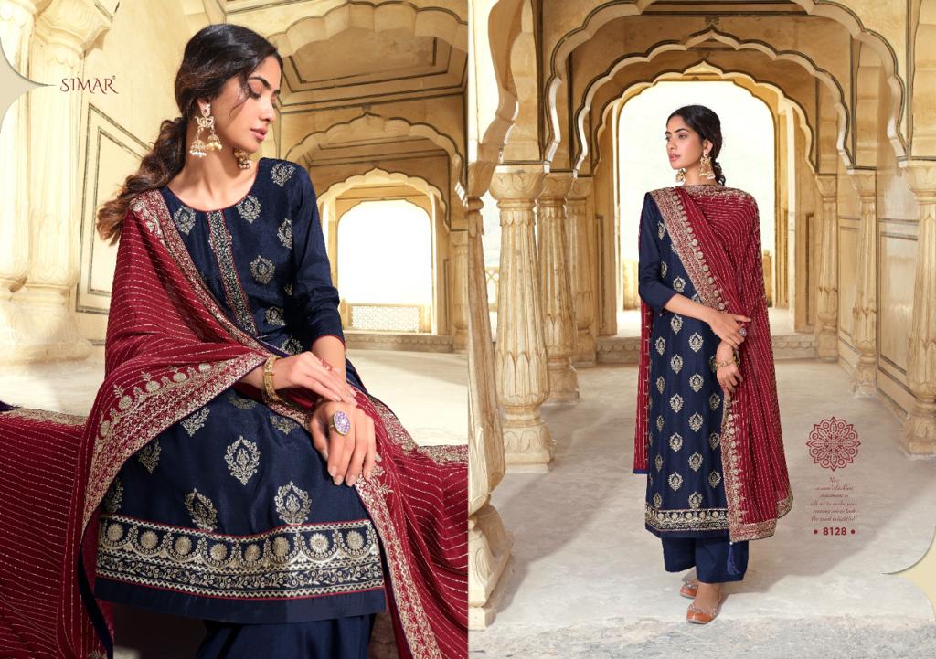 glossy sana viscose gorgeous look salwar suit catalog