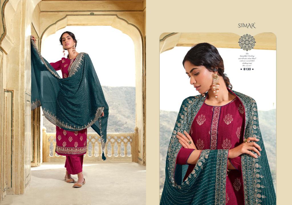 glossy sana viscose gorgeous look salwar suit catalog