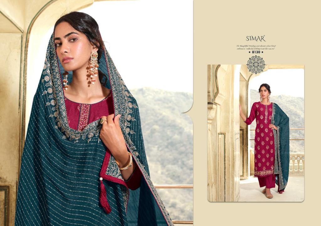 glossy sana viscose gorgeous look salwar suit catalog