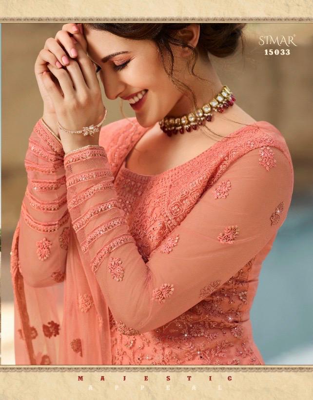 glossy shaivi Amayra net innovative look salwar suit catalog