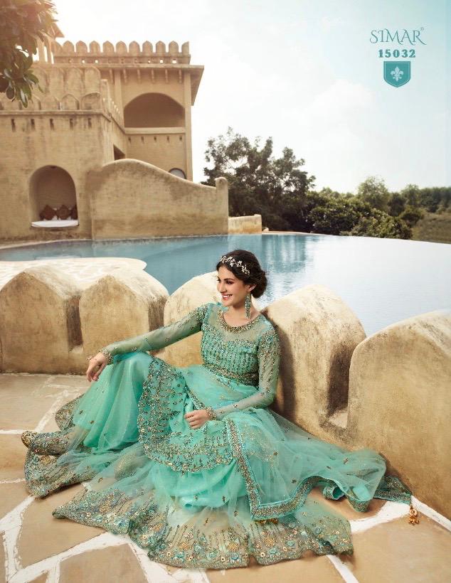 glossy shaivi Amayra net innovative look salwar suit catalog