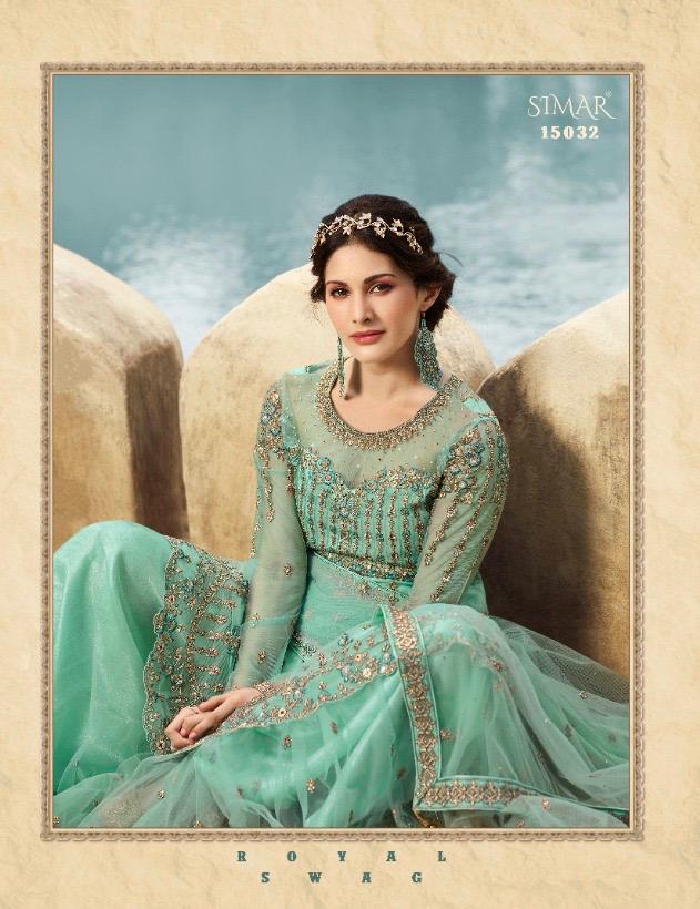 glossy shaivi Amayra net innovative look salwar suit catalog