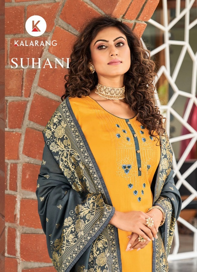 kalarang suhani cotton elegant salwar suit catalog