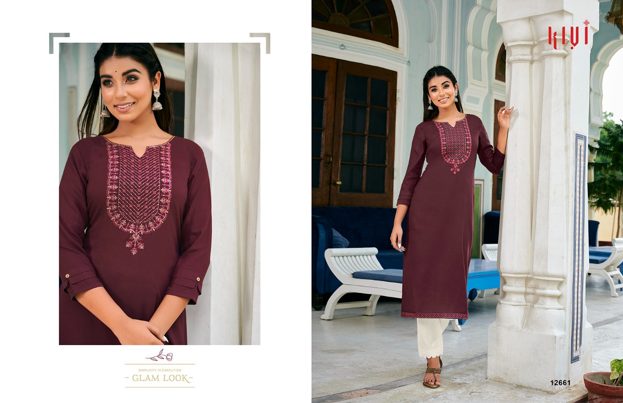 kalaroop by kajree kivi vol 3 rayon graceful look kurti catalog