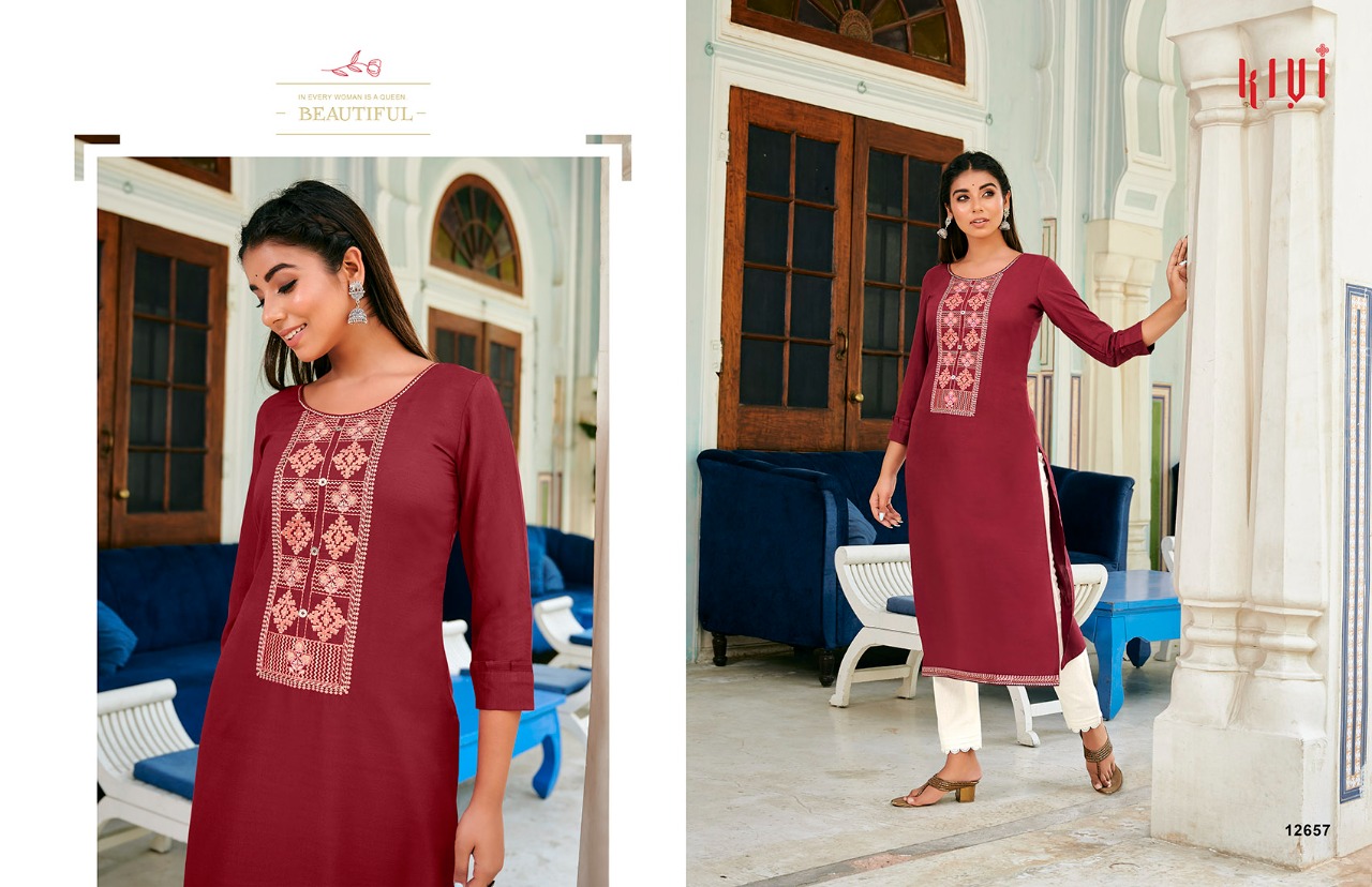 kalaroop by kajree kivi vol 3 rayon graceful look kurti catalog