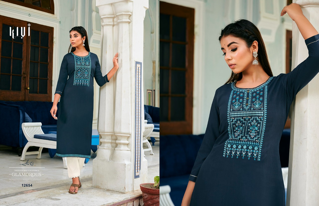 kalaroop by kajree kivi vol 3 rayon graceful look kurti catalog