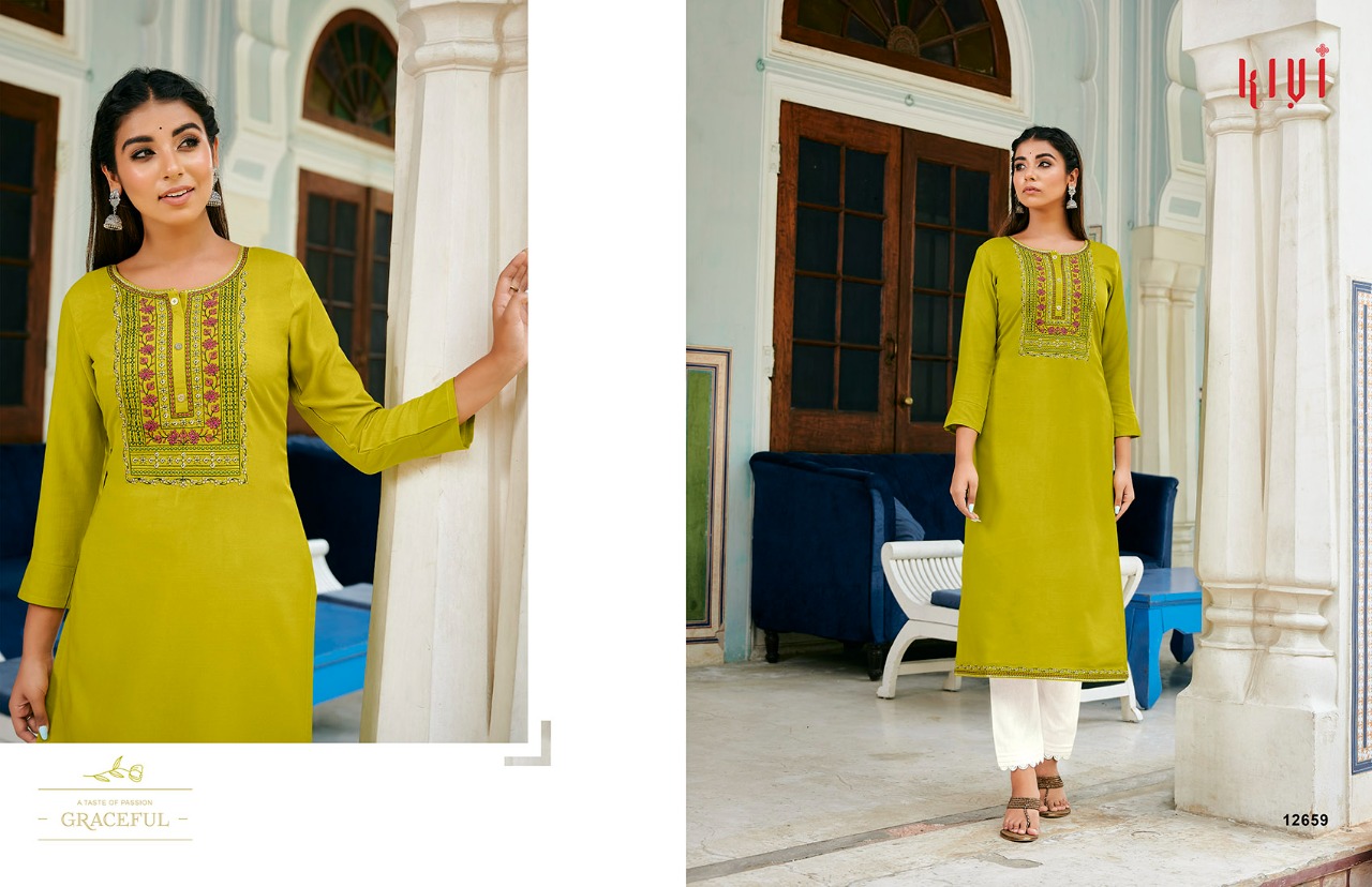 kalaroop by kajree kivi vol 3 rayon graceful look kurti catalog