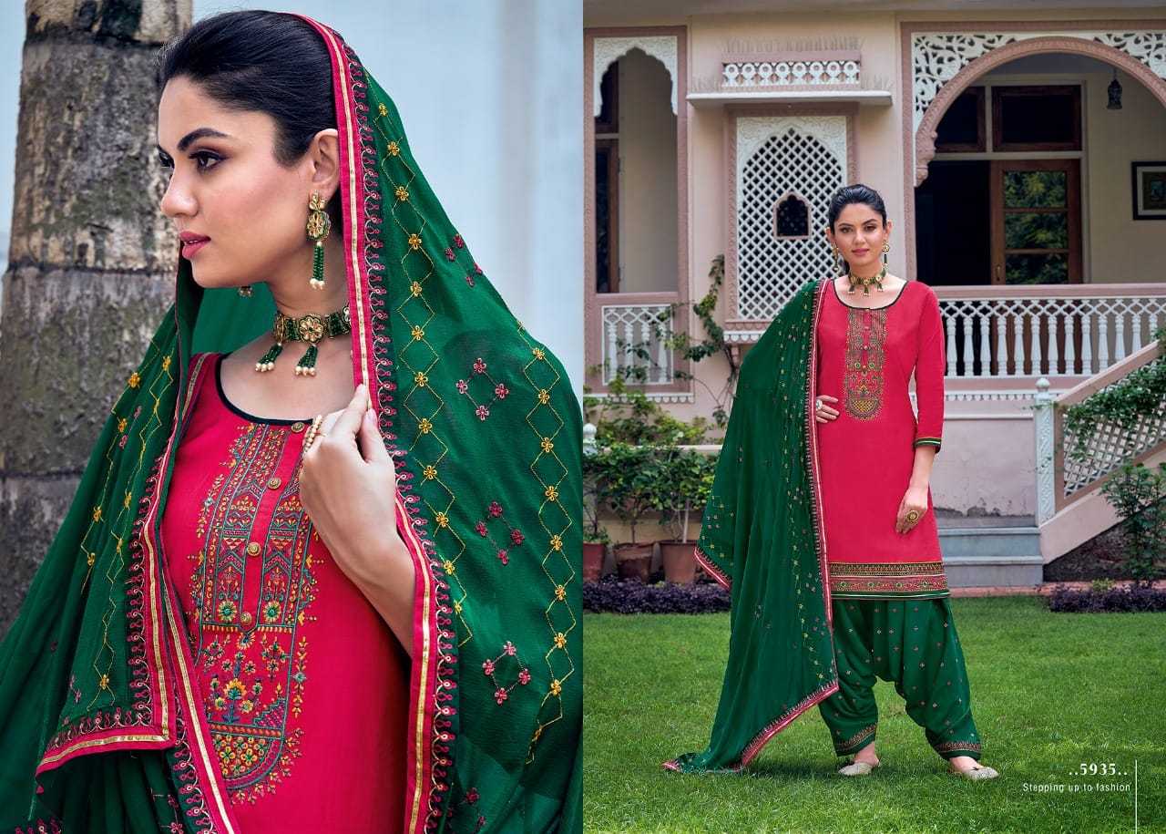 kessi fabrics patiyala house vol 85 jam silk gorgeous look salwar suit catalog