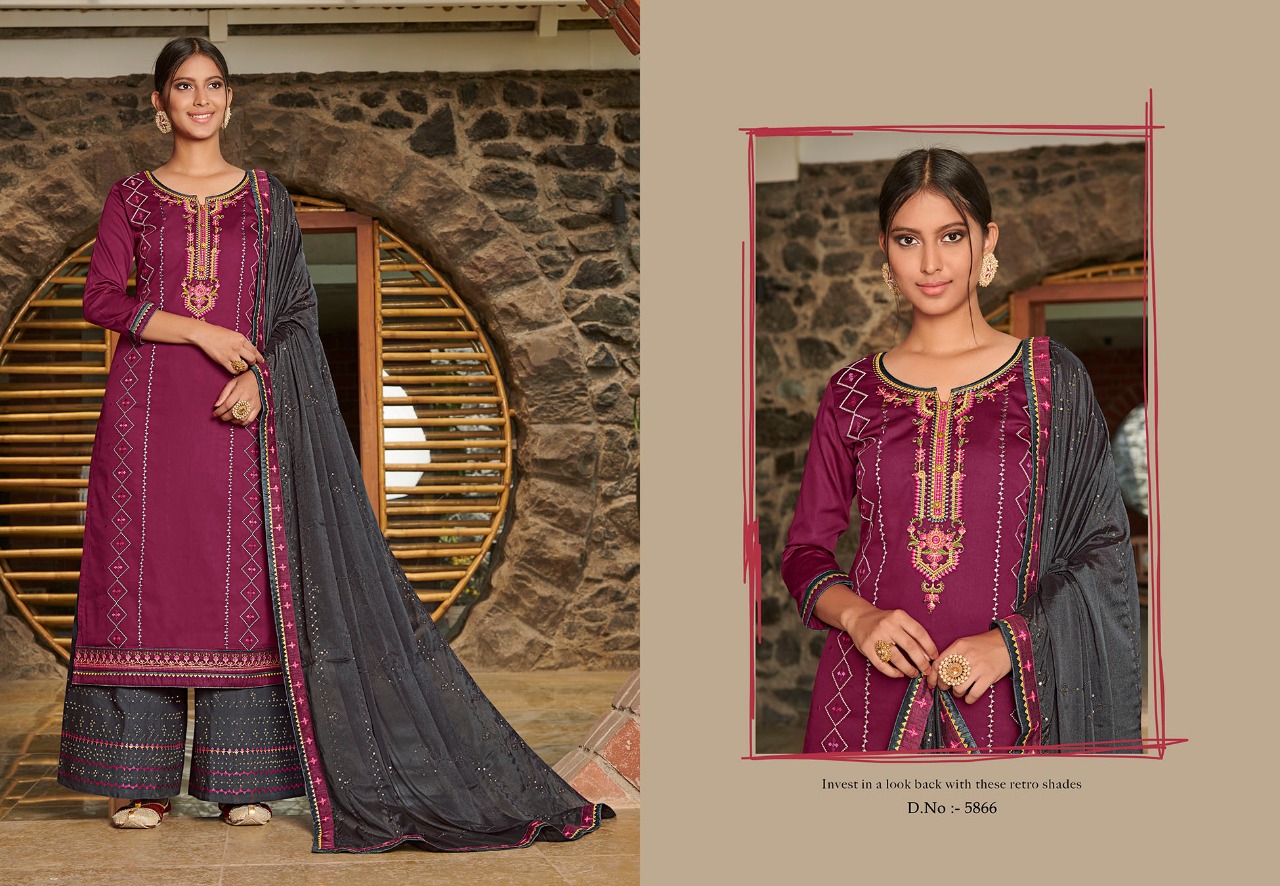 kessi fabrics safari vol 5 jam silk gorgeous look salwar suit catalog