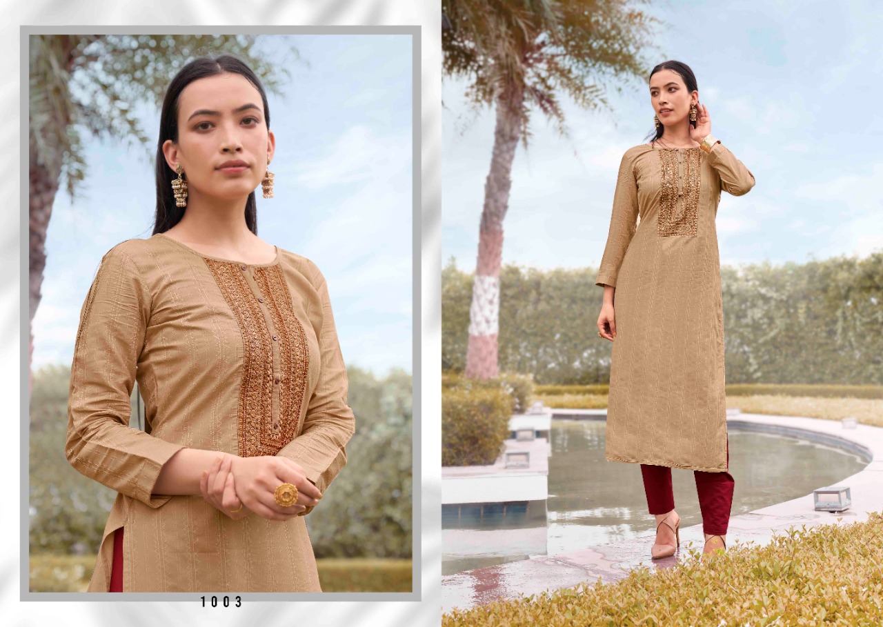 kessi rangoon light line vol 8 silk classic trendy look kurti catalog