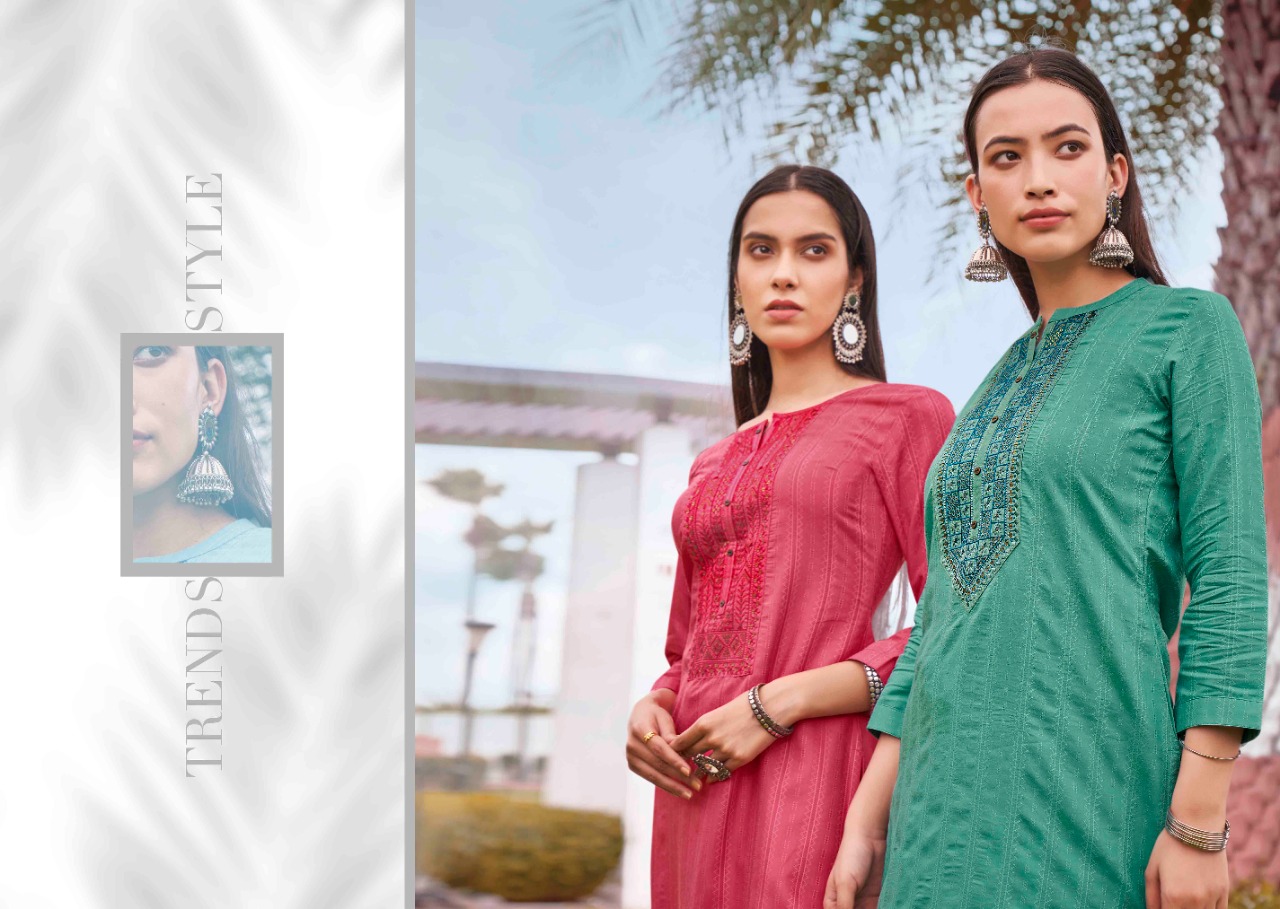 kessi rangoon light line vol 8 silk classic trendy look kurti catalog