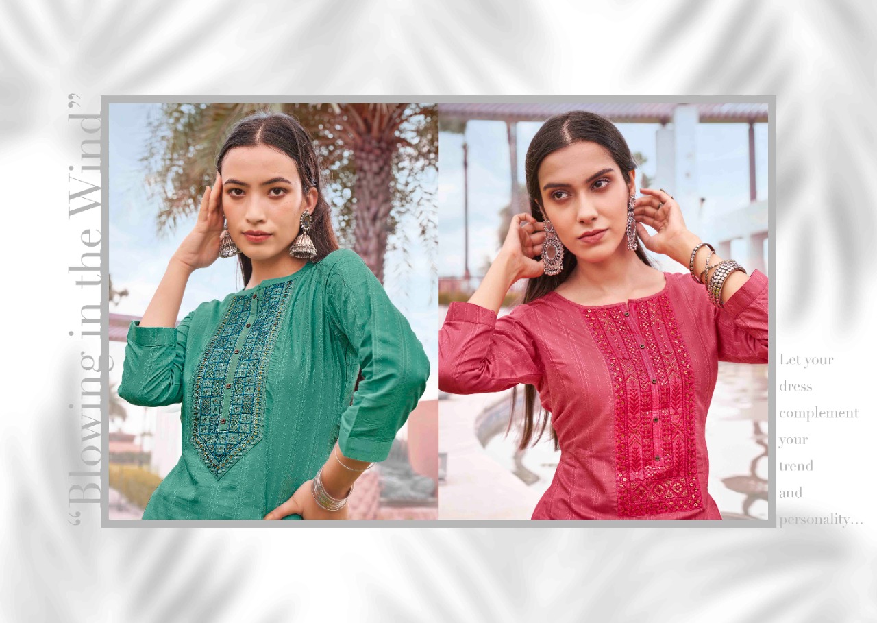 kessi rangoon light line vol 8 silk classic trendy look kurti catalog