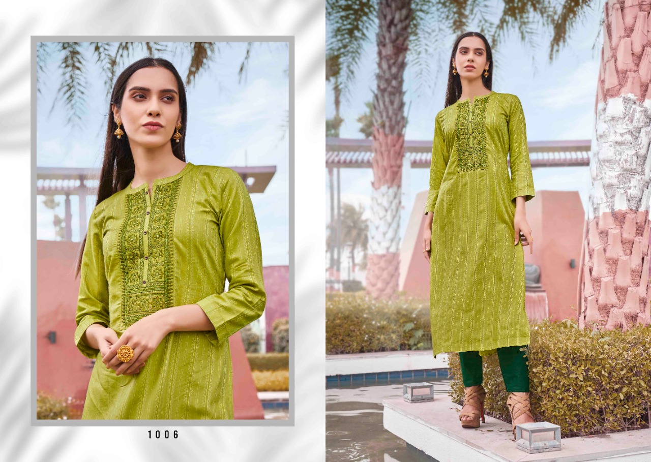 kessi rangoon light line vol 8 silk classic trendy look kurti catalog