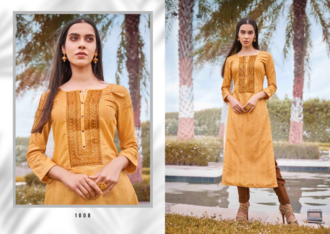 kessi rangoon light line vol 8 silk classic trendy look kurti catalog