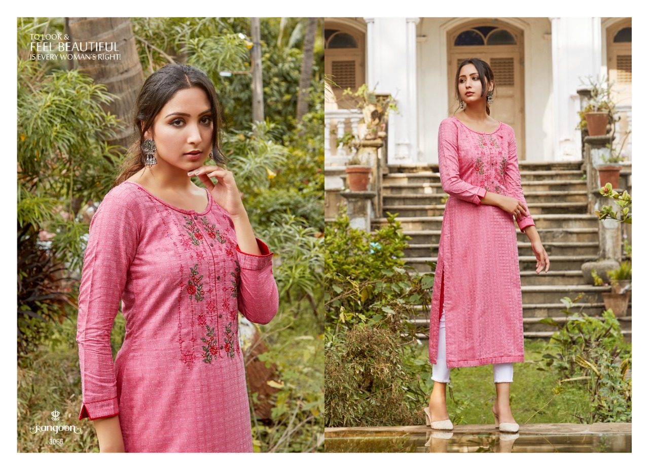 kessi rangoon rangat silk decent look kurti catalog