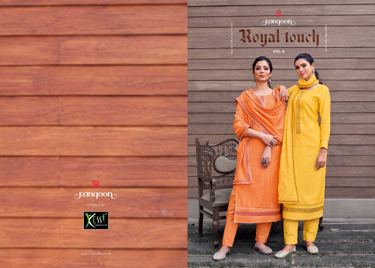 kessi rangoon royal touch vol 4 classic trendy look kurti bottom with dupatta catalog