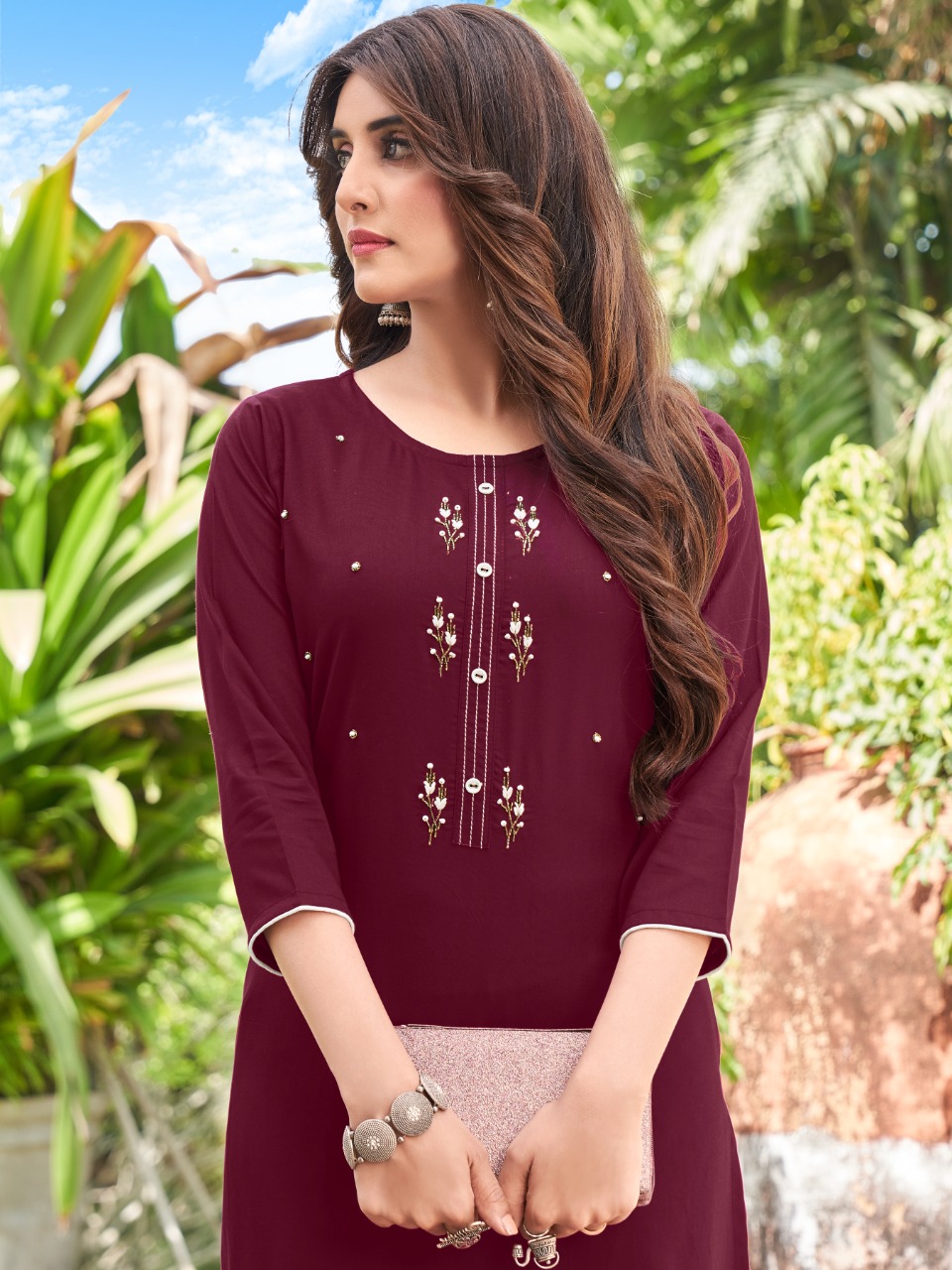 lilly style of india diva rayon regal look kurti catalog