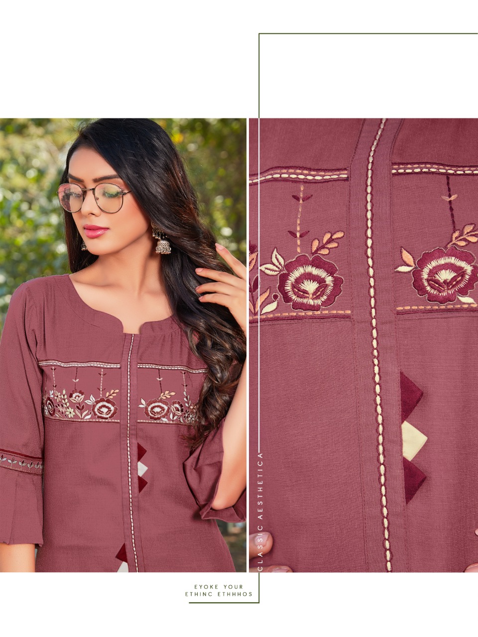 lilly style of india roma cotton catchy look kurti catalog