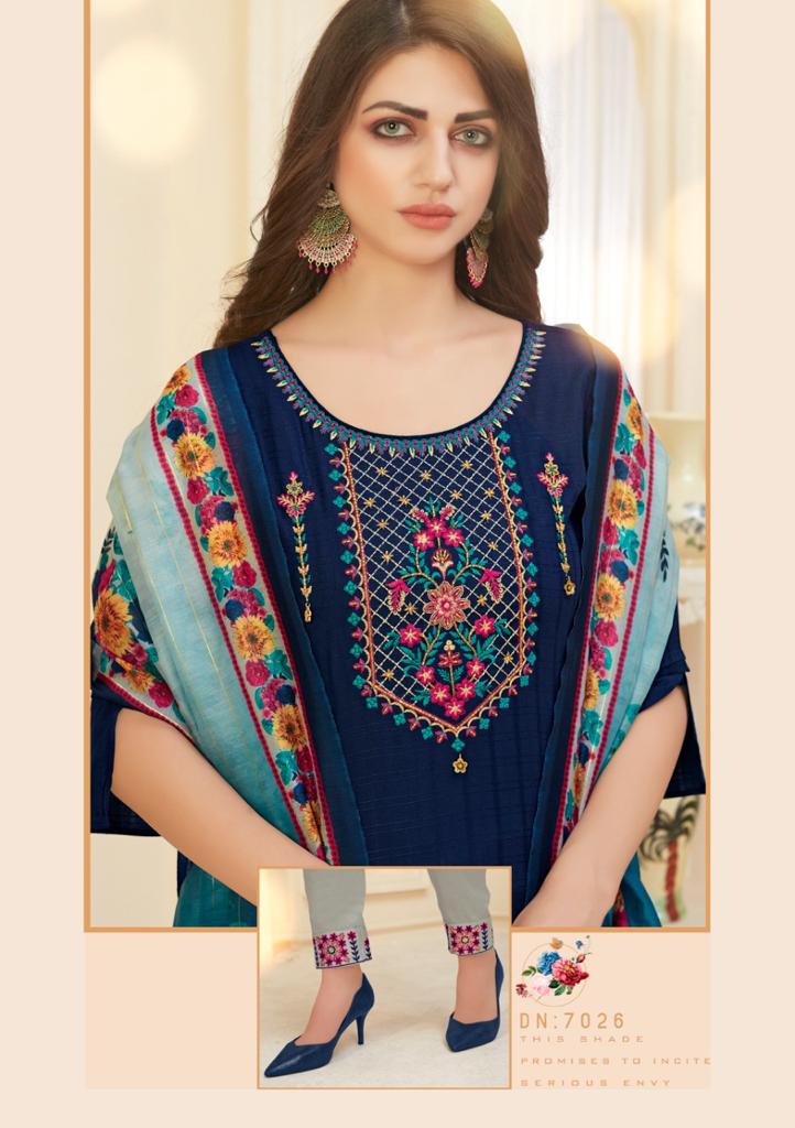 lily and lali mahira viscose gorgeous look top with bottom and dupatta catalog