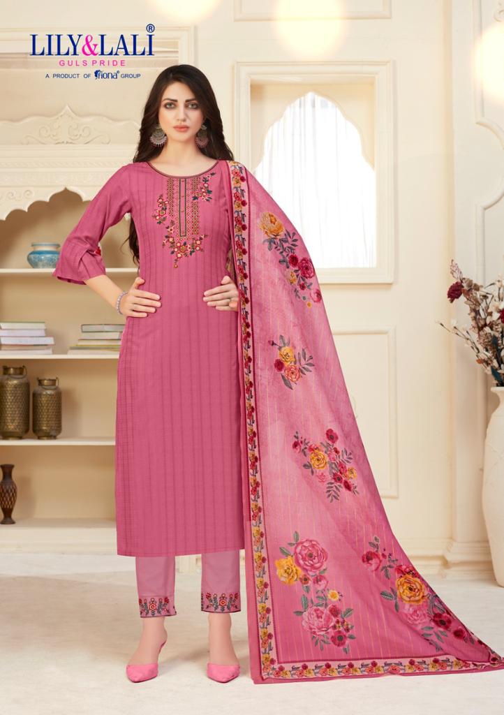 lily and lali mahira viscose gorgeous look top with bottom and dupatta catalog