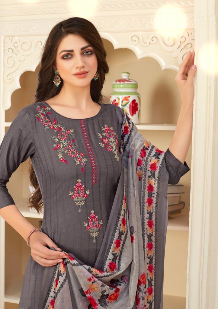 lily and lali mahira viscose gorgeous look top with bottom and dupatta catalog