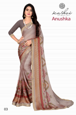 lt anushka moss graceful look saree catalog