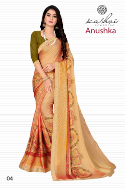 lt anushka moss graceful look saree catalog